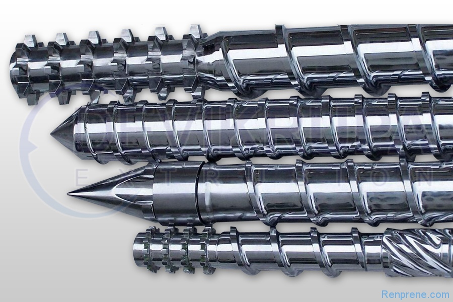 Selezione del materiale della vite e del cilindro